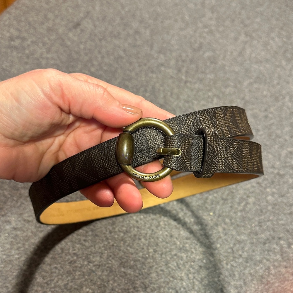 Michael Kors Logo Belt